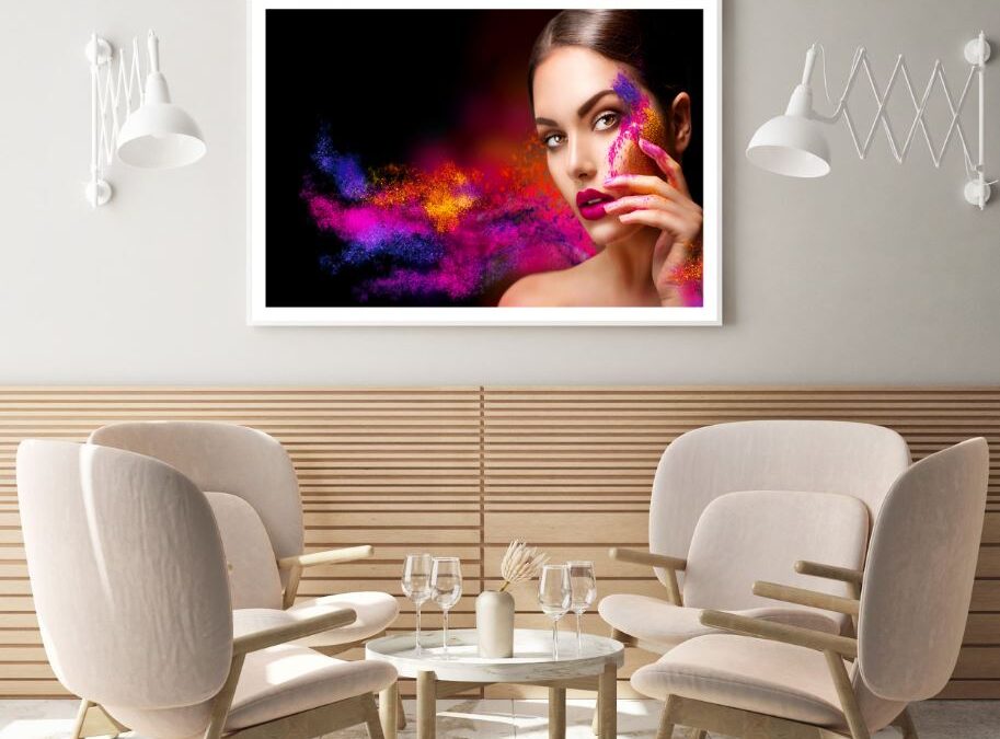 Fashion Girl with Makeup Portrait Home Decor Premium Quality Poster Print Choose Your Sizes