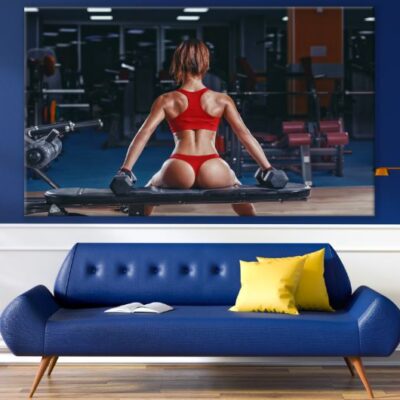 Girl in Gym Photograph Print 100% Australian Made