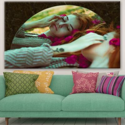 Girl View from Mirror Photograph Print 100% Australian Made