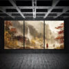 3pcs Chinese Traditional Painting Canvas Framed 40x60cm - High Quality Print 100% Australian Made Wall Canvas Ready to Hang - Image 3