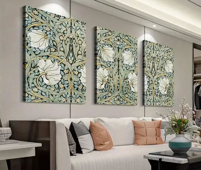 3pcs Abstract Nature Floral Art Canvas Framed 40x60cm – High Quality Print 100% Australian Made Wall Canvas Ready to Hang