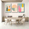3pcs Fashion Abstract Wall Art Canvas Framed 40x60cm - High Quality Print 100% Australian Made Wall Canvas Ready to Hang - Image 2