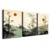 3pcs Abstract Forest Landscape Canvas Framed 40x60cm - High Quality Print 100% Australian Made Wall Canvas Ready to Hang - Image 3