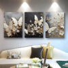 3pcs Butterfly Abstract Art Canvas Framed 40x60cm - High Quality Print 100% Australian Made Wall Canvas Ready to Hang