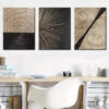 3pcs Abstract Line Circular Graphic Art Canvas Framed 40x60cm - High Quality Print 100% Australian Made Wall Canvas Ready to Hang - Image 3