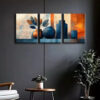 3pcs Abstract Vase Canvas Framed 40x60cm - High Quality Print 100% Australian Made Wall Canvas Ready to Hang - Image 3
