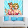 Smiling Fashion Ladies Art Print 100% Australian Made