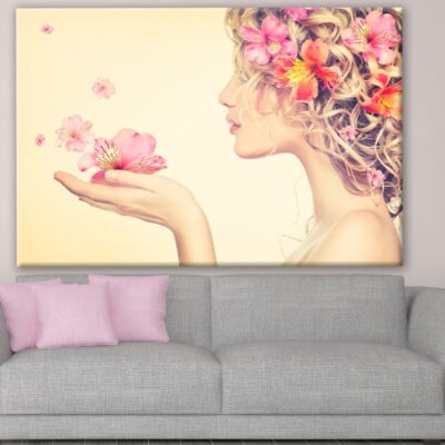 Lady With Floral Headdress Photograph Print 100% Australian Made
