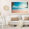 Beautiful Realistic Summer Beach Scenery Home Decor Premium Quality Poster Print Choose Your Sizes - Image 2