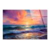 Mesmerizing Sunsets & Sea View Painting Coastal Horizons Acrylic Glass Print Tempered Glass Wall Art 100% Made in Australia Ready to Hang - Image 4