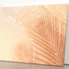 Shadow Of Coconut Leaf on Clean Sand Beach Acrylic Glass Print Tempered Glass Wall Art 100% Made in Australia Ready to Hang