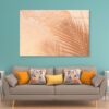 Shadow Of Coconut Leaf on Clean Sand Beach Acrylic Glass Print Tempered Glass Wall Art 100% Made in Australia Ready to Hang - Image 3