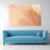 Shadow Of Coconut Leaf on Clean Sand Beach Acrylic Glass Print Tempered Glass Wall Art 100% Made in Australia Ready to Hang - Image 2