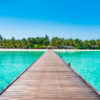 Overwater Bridge in The Indian Ocean Acrylic Glass Print Tempered Glass Wall Art 100% Made in Australia Ready to Hang - Image 5