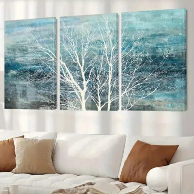 3pcs Tree of Life Canvas Framed 40x60cm - High Quality Print 100% Australian Made Wall Canvas Ready to Hang