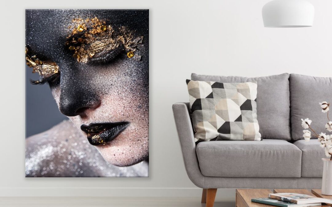 Artistic Makeup Girl Portrait Print 100% Australian Made