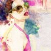 Fashion Girl Watercolor Painting Print 100% Australian Made - Image 2