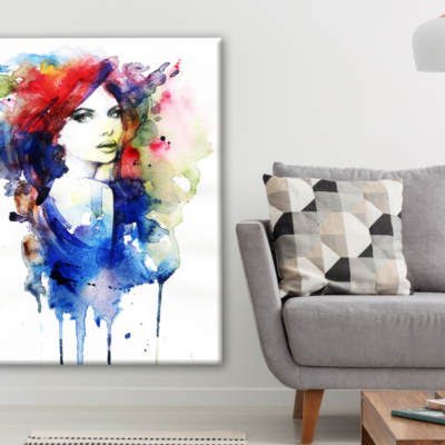Woman Portrait Watercolour Painting Print 100% Australian Made