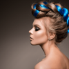 Fashion Girl with Blue Hair Photograph Print 100% Australian Made - Image 3