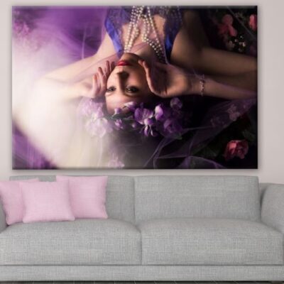 Girl with Flowers Photograph Print 100% Australian Made