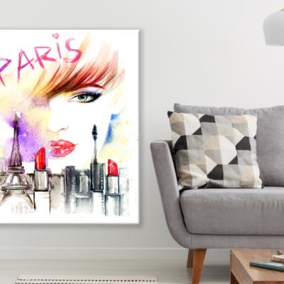 Paris Makeup Painting Print 100% Australian Made