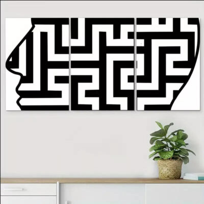 3pcs Magical Abstract Tree Wall Art Set Canvas Framed 40x60cm - High Quality Print 100% Australian Made Wall Canvas Ready to Hang