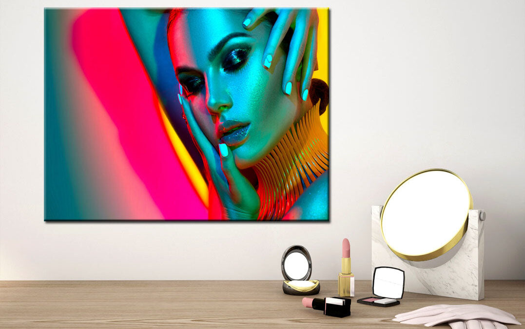 Colorful girl Art Stunning Print 100% Australian Made