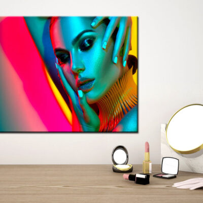Colorful girl Art Stunning Print 100% Australian Made