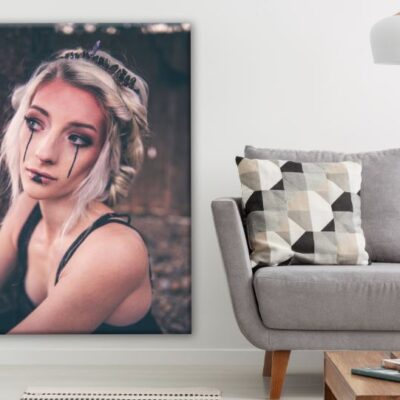 Lady with Makeup Fashion Portrait Photograph Print 100% Australian Made