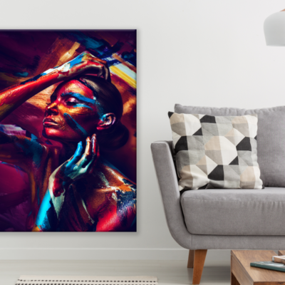 Woman Makeup Body Paint Photograph Print 100% Australian Made