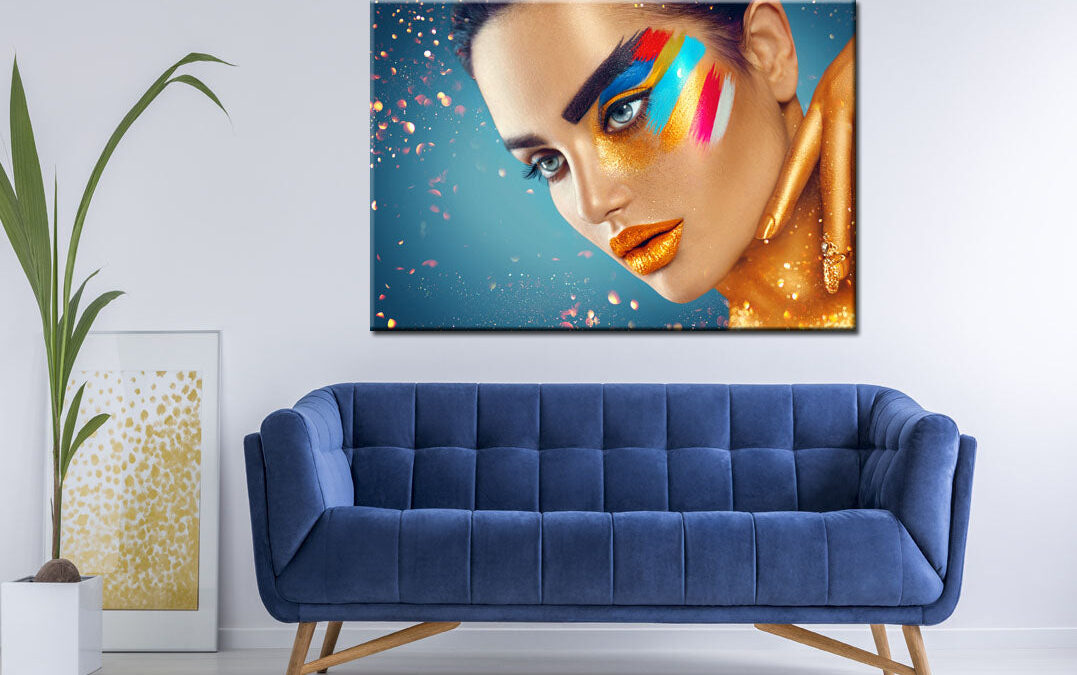 Fashion Makeup Girl Stunning Print 100% Australian Made