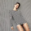 Woman in Striped Dress Photograph Print 100% Australian Made - Image 3