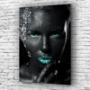 African Girl Fashion Print Tempered Glass Wall Art 100% Made in Australia Ready to Hang