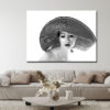 Fashion Girl with Hat Print 100% Australian Made
