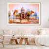 Oil Painting - City & Street View Home Decor Premium Quality Poster Print Choose Your Sizes