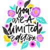 Quote Colourful Art Print 100% Australian Made - Image 2