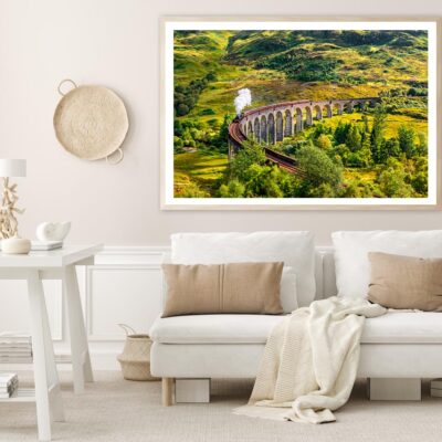 Glenfinnan Railway Viaduct in Scotland Home Decor Premium Quality Poster Print Choose Your Sizes