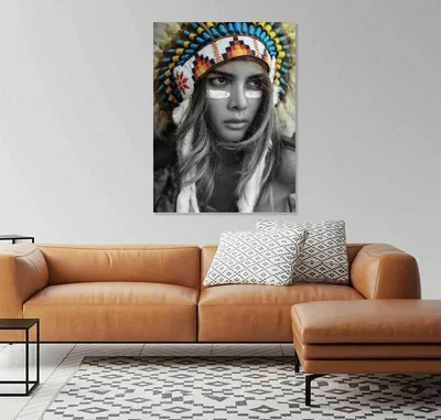 Lady Headdress popular Print 100% Australian Made