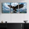 3pcs Majestic Eagle Spread Wings Canvas Framed 40x60cm - High Quality Print 100% Australian Made Wall Canvas Ready to Hang - Image 3