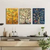 3pcs Tree of Life & Songbirds Canvas Framed 40x60cm - High Quality Print 100% Australian Made Wall Canvas Ready to Hang - Image 2