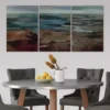 3pcs Mid Century Modern Sage Green Canvas Framed 40x60cm - High Quality Print 100% Australian Made Wall Canvas Ready to Hang - Image 3