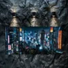 3pcs Cyberpunk City Skyline Canvas Framed 40x60cm - High Quality Print 100% Australian Made Wall Canvas Ready to Hang
