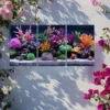 3pcs Vibrant Coral Reef Aquarium with Colorful Art Canvas Framed 40x60cm - High Quality Print 100% Australian Made Wall Canvas Ready to Hang - Image 3