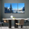 3pcs Winter Landscape Canvas Framed 40x60cm - High Quality Print 100% Australian Made Wall Canvas Ready to Hang - Image 2