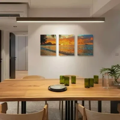 3pcs Sunset & Sea View Canvas Framed 40x60cm - High Quality Print 100% Australian Made Wall Canvas Ready to Hang