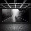 3pcs Photo of An Empty Road in The Forest Canvas Framed 40x60cm - High Quality Print 100% Australian Made Wall Canvas Ready to Hang - Image 3