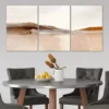 3pcs Ocean Wave Abstract Artwork Canvas Framed 40x60cm - High Quality Print 100% Australian Made Wall Canvas Ready to Hang - Image 3