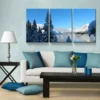 3pcs Winter Landscape Canvas Framed 40x60cm - High Quality Print 100% Australian Made Wall Canvas Ready to Hang