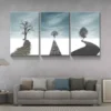 3pcs Winter Solitude Dead Tree Scenery Canvas Framed 40x60cm - High Quality Print 100% Australian Made Wall Canvas Ready to Hang - Image 3