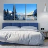 3pcs Winter Landscape Canvas Framed 40x60cm - High Quality Print 100% Australian Made Wall Canvas Ready to Hang - Image 3